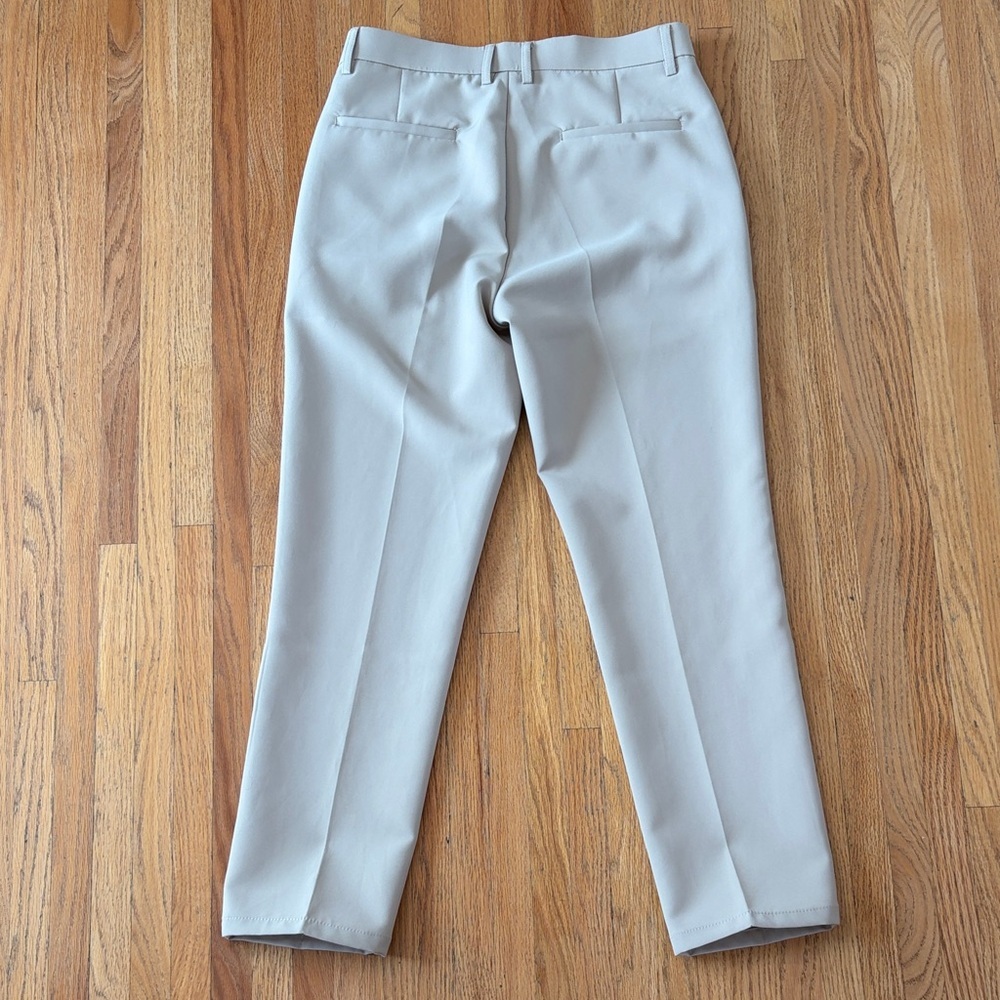 Men's Elegant Light Khaki Dress Pants - Picture 3 of 3